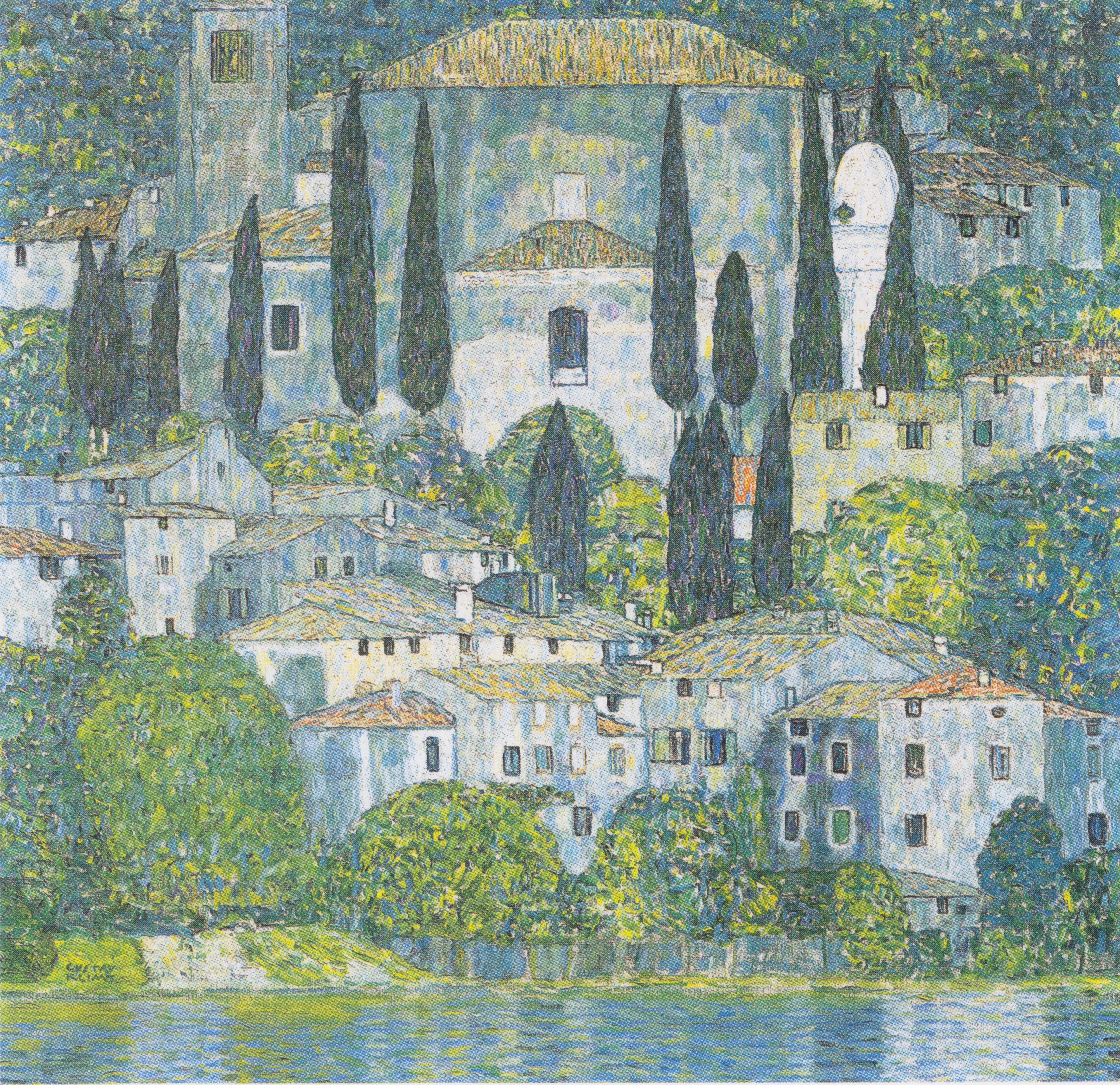 Gustav Klimt - Chruch in Cassone 1913